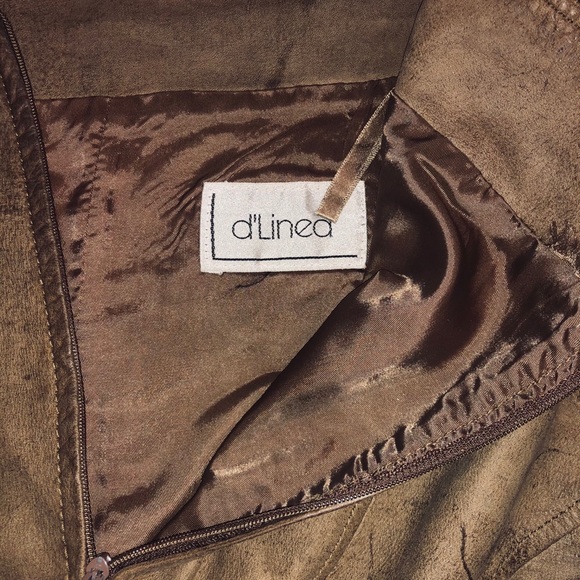 Leather vintage D'linea skirt - Picture 7 of 9